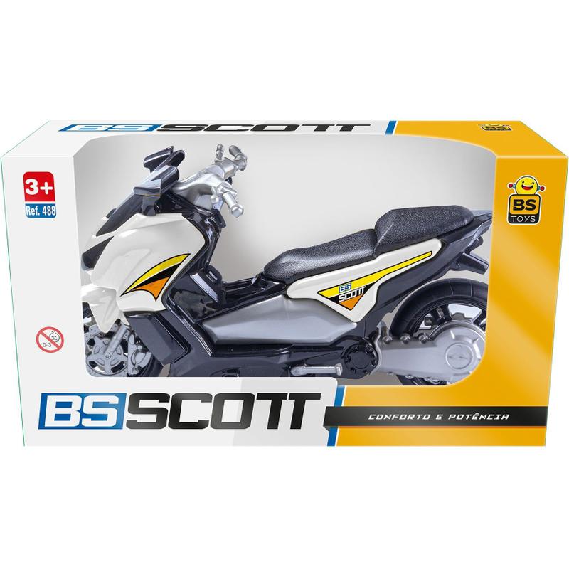 Moto Scooter De Brinquedo Scott Várias Cores - Bs Toys - Caminhões